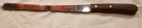 Case XX 236 Kitchen KNIFE 10” Serrated Chromium Blade Bread Ham Slicer Carver