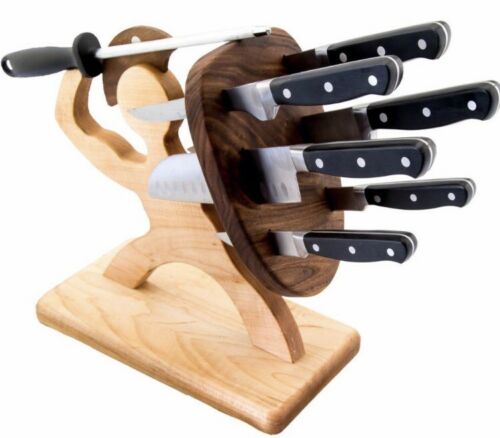 Spartan Knife Set - Chef's Edition - 8-piece Handmade Heavy Steel Professiona...