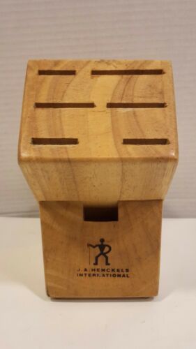 J. A. Henckels International 7 Pc.Wood Knife Block