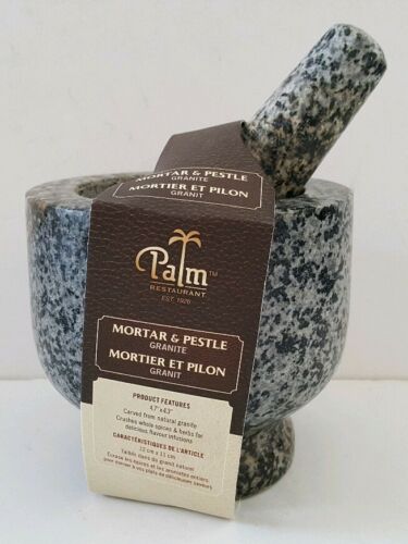 Palm Restaurant Kitchen Chef Miami Mortar And Pestle Polished Granite