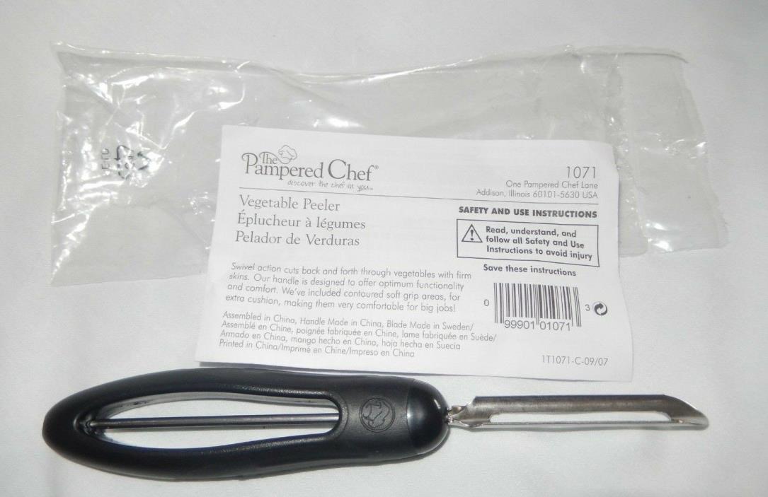 PAMPERED CHEF Vegetable Peeler Item #1071 NEW - SEE DESCRIPTION Free Ship