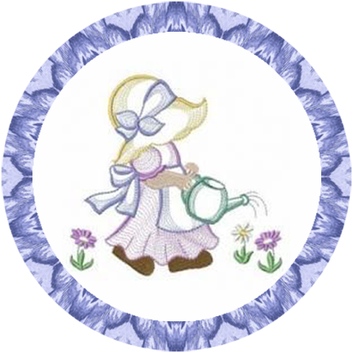 Sunbonnet Sue Fridge Magnets - 2 1/4 Inch - 4 Colors Available