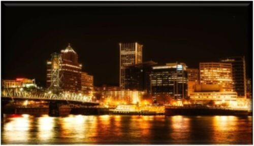 Portland Oregon Skyline Refrigerator Magnet #2