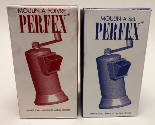Prefex Salt and Pepper Mill Set 4.5” Brand New