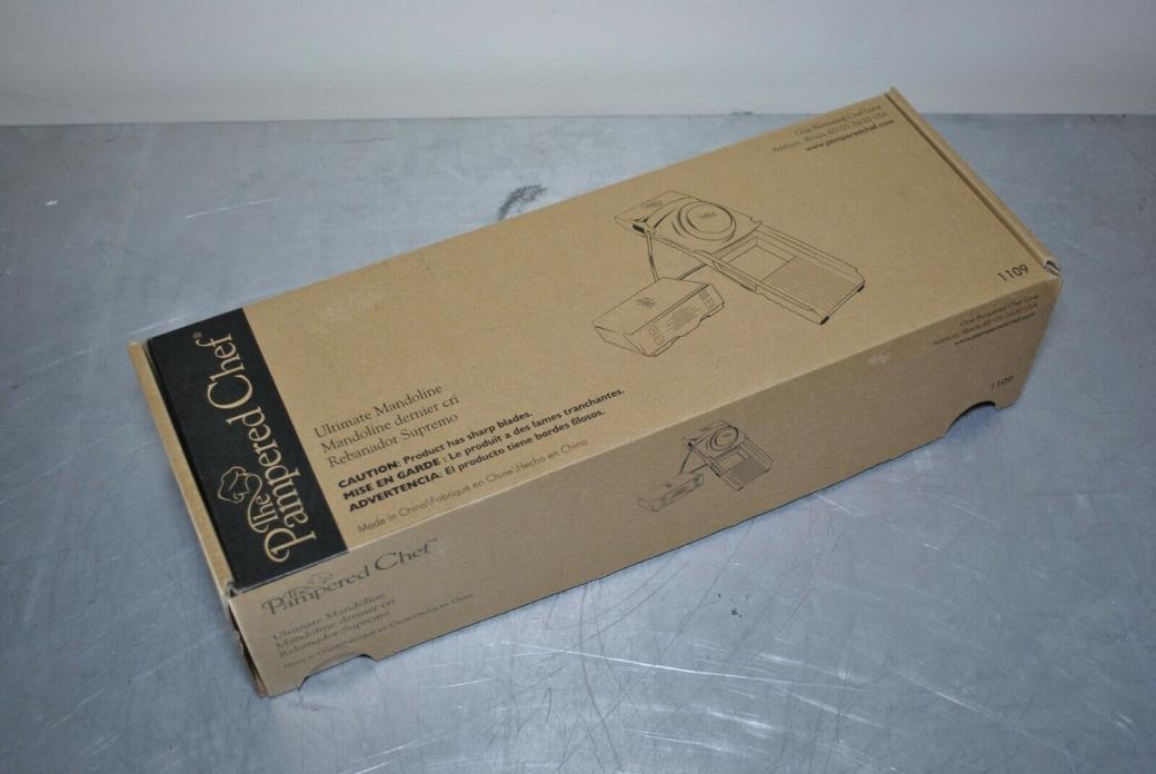 New in Box Pampered Chef Ultimate Mandoline #1109