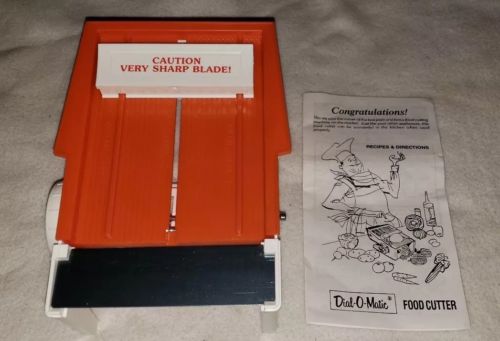 Dial-O-Matic Manual Food Cutter/Slicer