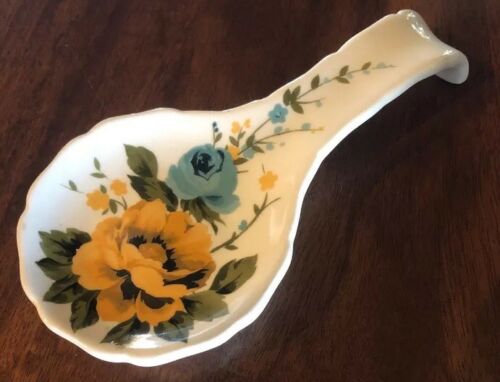 The Pioneer Woman ROSE SHADOW 8.5-Inch SPOON REST Farmhouse Floral