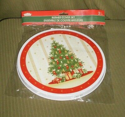 Cooking Concepts Oven Stove Burner Cover Christmas Set of 2 New Sealed