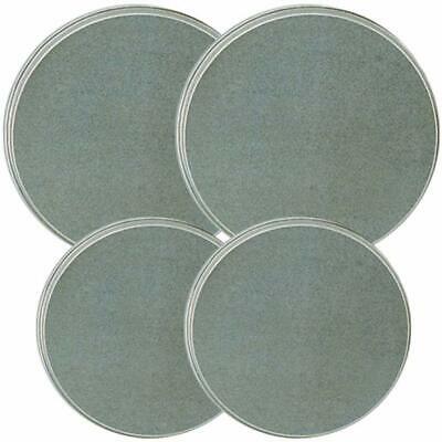 Electric Parts & Accessories Stove Burner Covers, Set Of 4, Stainless Steel Look