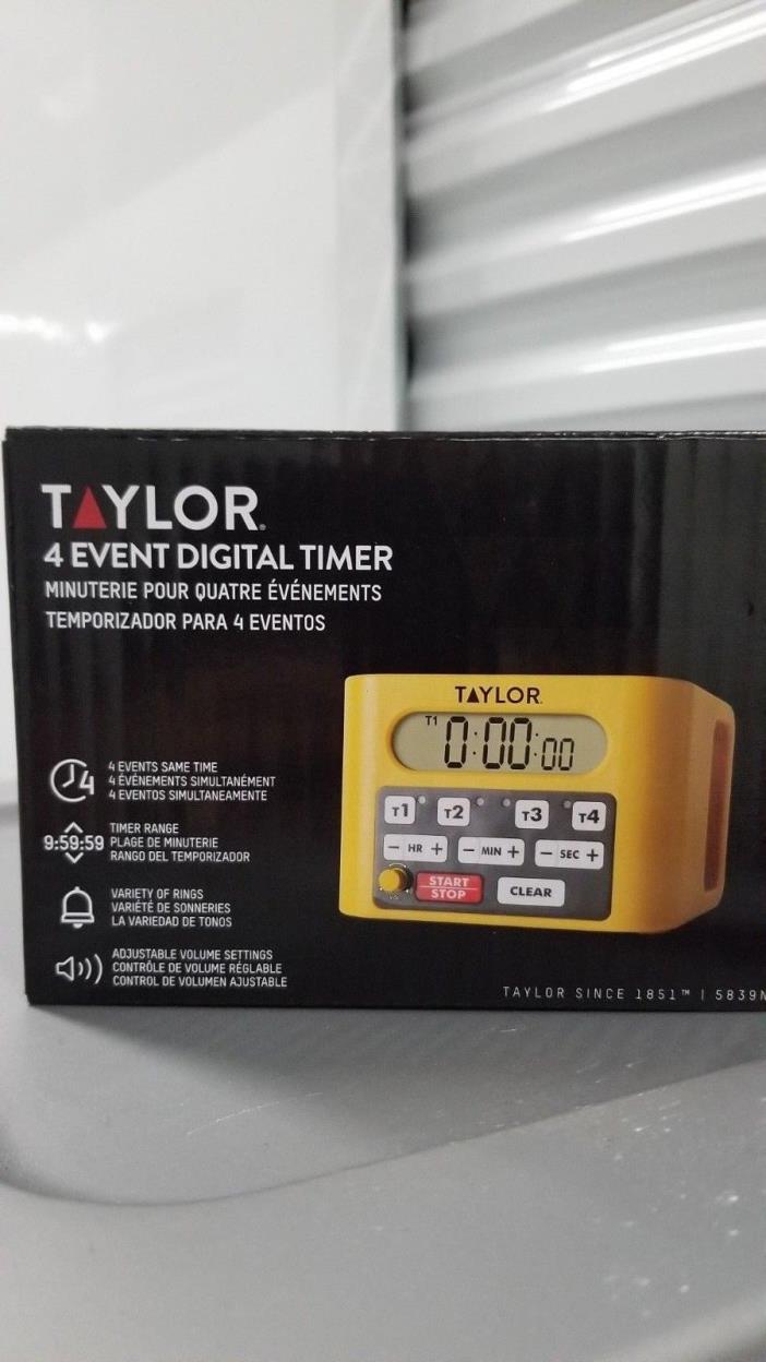 Taylor Digital 4-Event Commercial Kitchen Timer