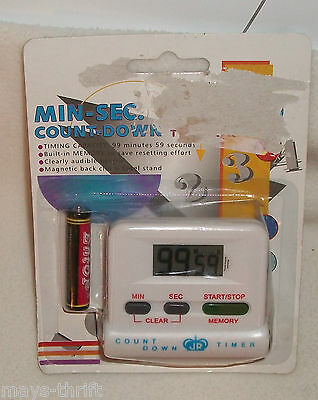 MIN - SEC. COUNT DOWN TIMER   (NEW)