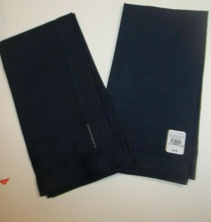 Pottery Barn Classic Sailor Blue Dinner Table Napkins S/ 2 20