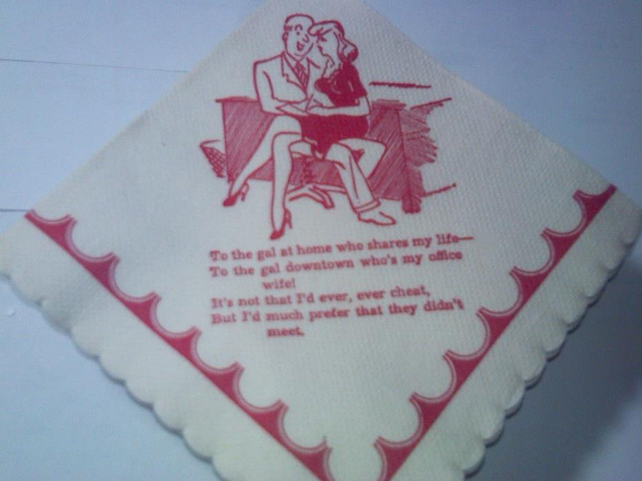 ~ Cocktail Party Napkins 60's Style -