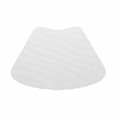 Kraftware Fishnet Wedge Placemat - Set of 12 White