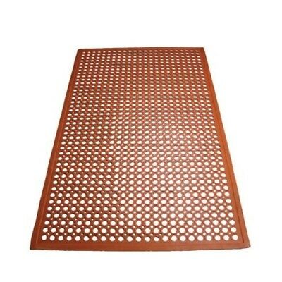 Winco RBM-35R Anti-Fatigue Floor Mat, 0.9m by 1.5m by 1.3cm , Grease-Resistant