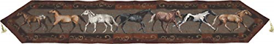 Table Runner Horses Western Decor Kitchen Home Animals 71 x 13 Inches NEW