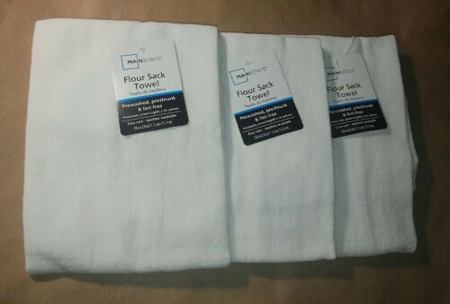 Mainstays Flour Sack towels 3 pcs. NEW