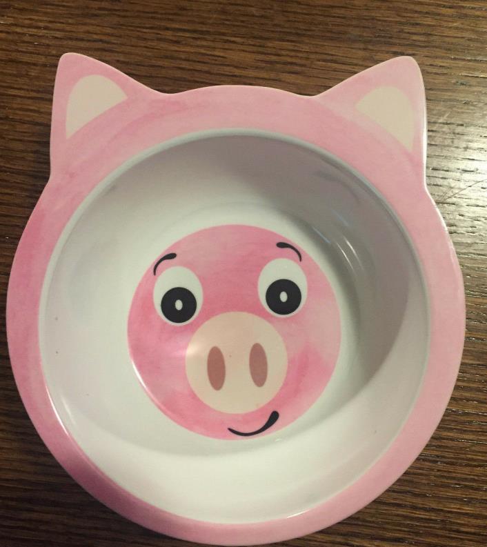 Melamine Friendly Faces Peppa Pig Style Design Bowl