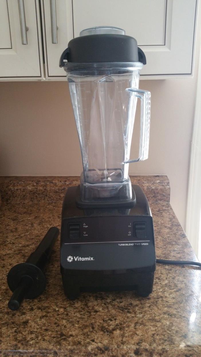 Vitamix Turboblend Two-Speed Blender, Black, Slightly used