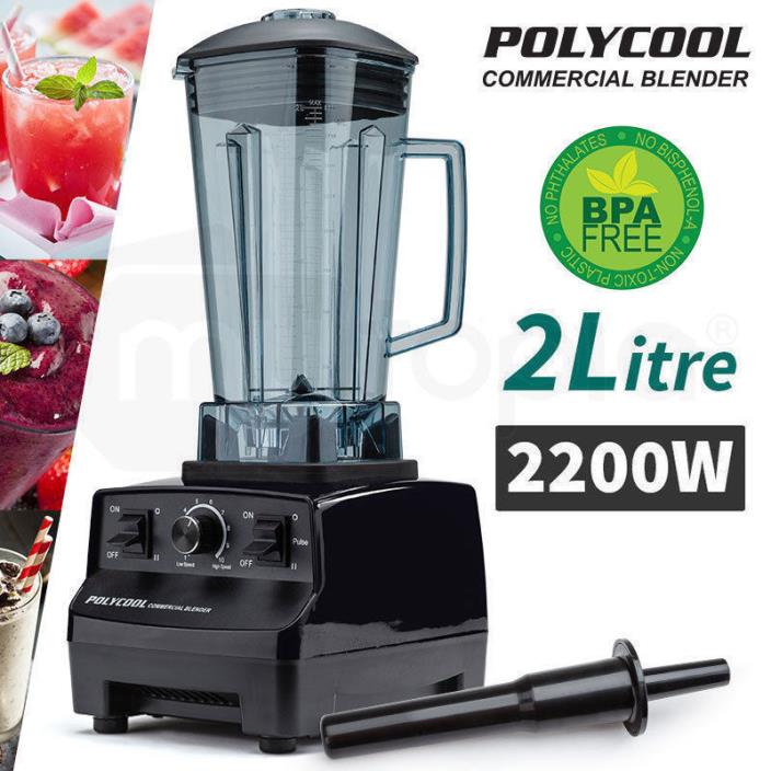 NEW POLYCOOL Commercial Blender Mixer Juicer-Food Processor Smoothie Ice Crush