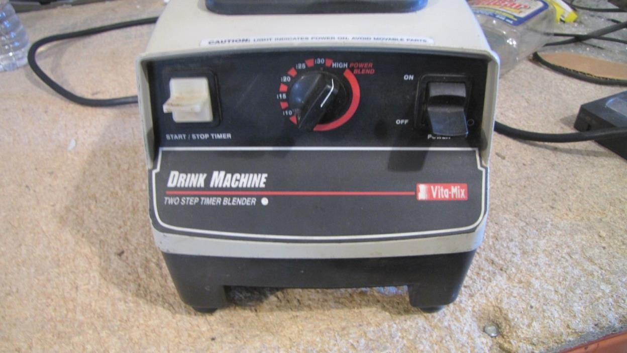 Vitamix Drink Machine 2 Step Timer Blender  BASE ONLY VM0100A