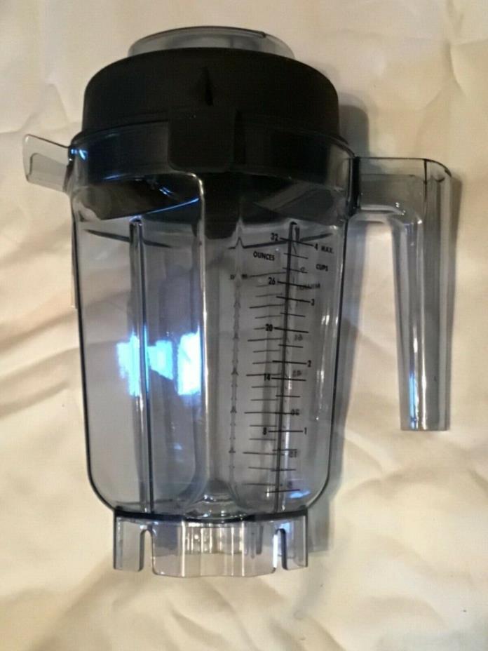 EXCELLENT CONDITION VITAMIX DRY MIX 32 ozBLENDER BOWL W/LID **NO BLADE INCLUDED