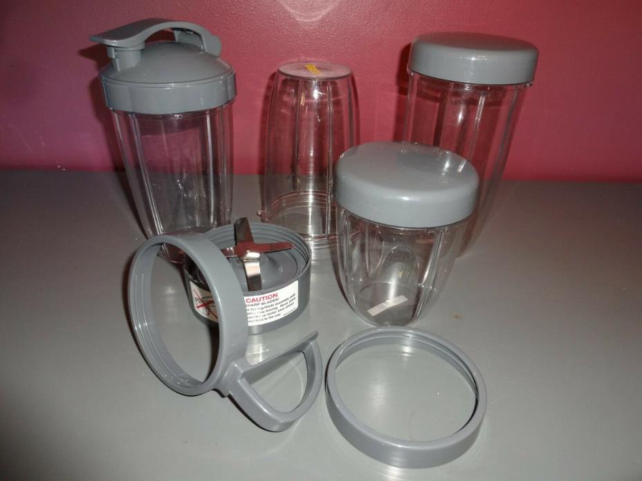 Lot of  Pre Owned Magic Bullet NutriBullet Pro 900 Series Attachments Blades