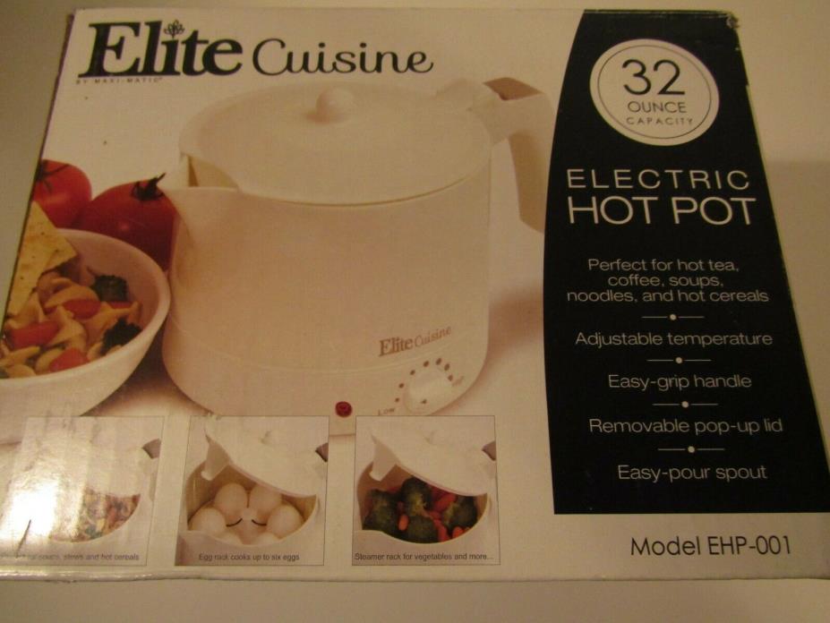Elite Cuisine Electric Hotpot Open Box
