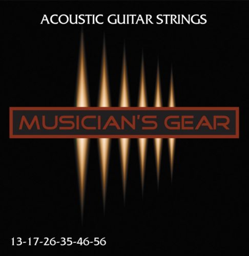 Musician's Gear Acoustic 13 80/20 Bronze Guitar Strings
