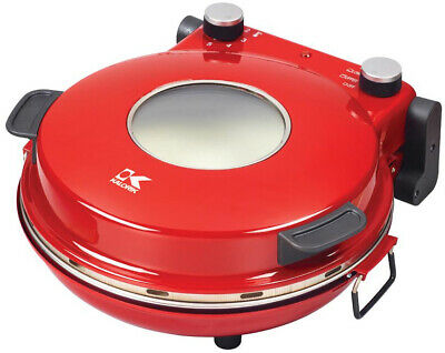 KALORIK Pizza Brick-Oven Countertop Red High Heat Stone Cutter Serving Paddles
