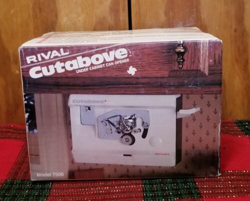 Rival Cutabove Under Cabinet Can Opener No.7500 Vintage Electric Can Opener NIB