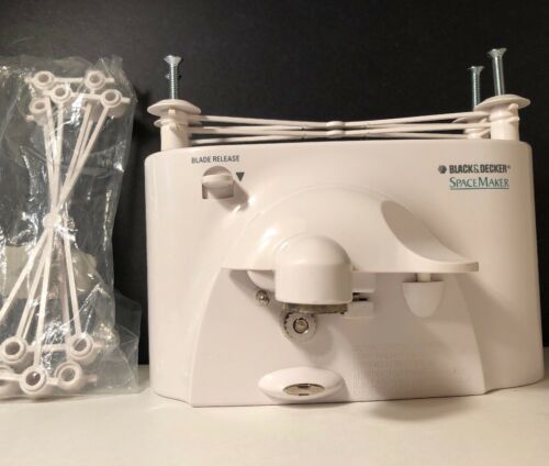 Black & Decker Spacemaker EC75 Type 1 Under Cabinet Electric Can Opener White
