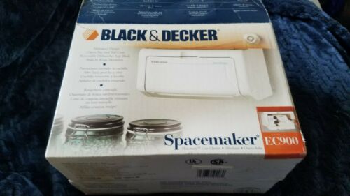 NEW Open Box Black & Decker Spacemaker Hideaway Can Opener Model EC600