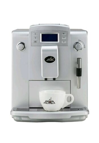 Java WSD18-010B Fully Automatic Espresso Latte Machine with Cappuccino Milk...