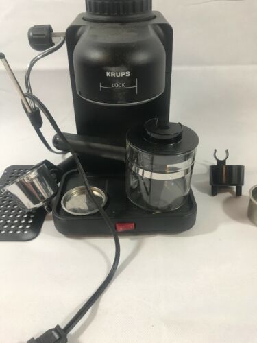Krups 963 4-Cup Mini Espresso Maker - Black