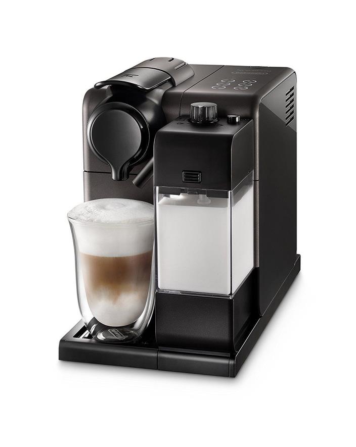 Black Espresso Maker De'Longhi Lattissima Touch Nespresso Single Serve Coffee Ne