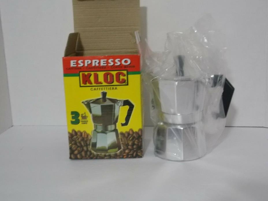 KLOC ~ 3 Cup Espresso Maker