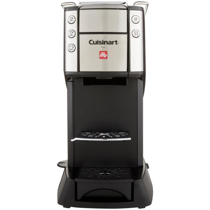 Black Plastic Automatic LED Display Removable 34-oz Water Tank Espresso Machine