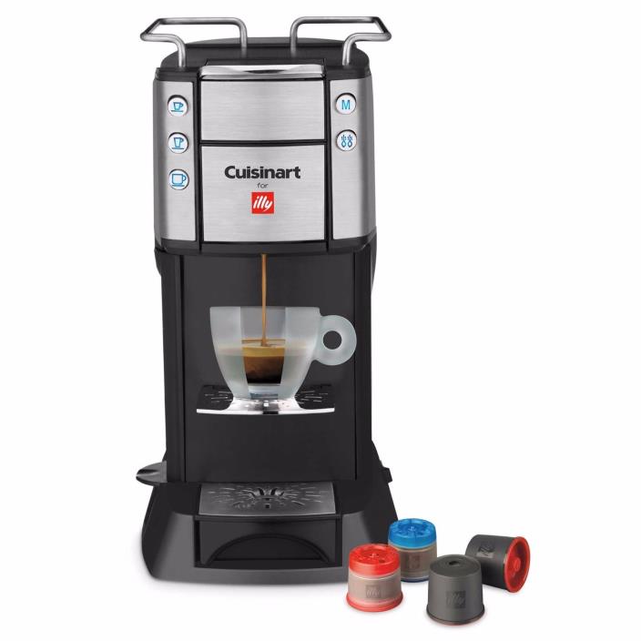 Single Serve Espresso Maker Coffee Machine Touch Button Adjustable Strength LED