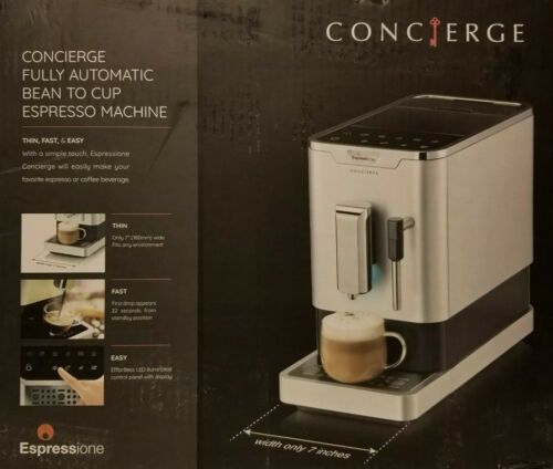 Espressione Concierge Coffee Maker and Espresso Machine with Milk Frother 8212S