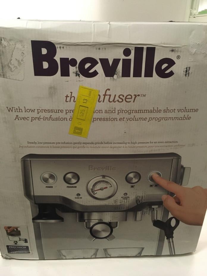 Breville the Infuser 4 Cups Semi-Automatic - Silver