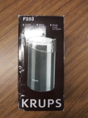 Krups F203 NEW Electric Coffee Grinder - Black  D2