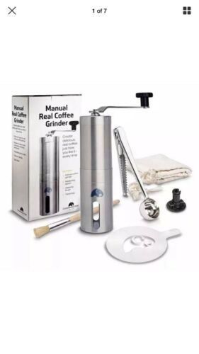 Continental Shift Manual Coffee Grinder Set - Ceramic Burr for a Precise Grind