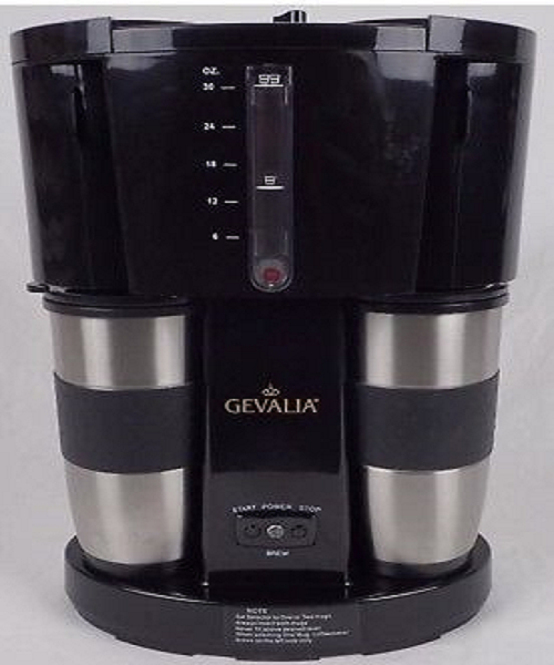 Gevalia Coffee Maker For Two WS-02AB - Black. NEW.