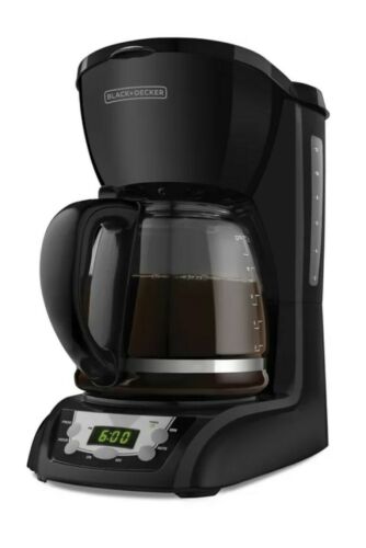BLACK+DECKER 12-Cup Programmable Coffee Maker Black
