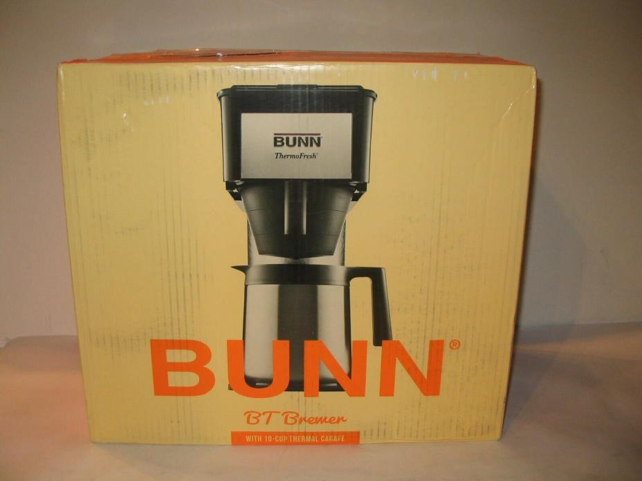 NEW BUNN BT Velocity Brewer 10-Cup Home Thermal Carafe Coffee 38200.0016