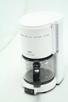 Braun KF47 WH Braun KF47 White 10 Cup Coffee Maker 220V White 1000 W Cord Store