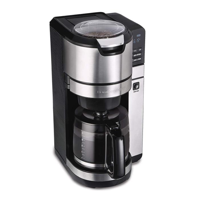Hamilton Beach 45500 Grind and Brew Programmable 12 Cup Maker