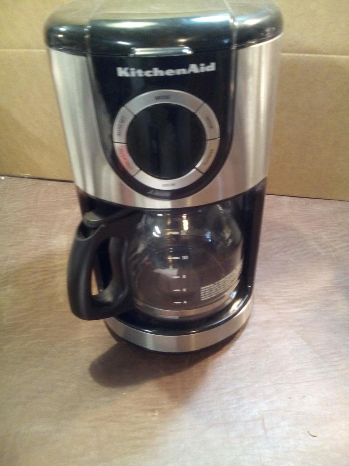KITCHENAID 12-CUP AUTOMATIC COFFEE MAKER MODEL# KCM12020B
