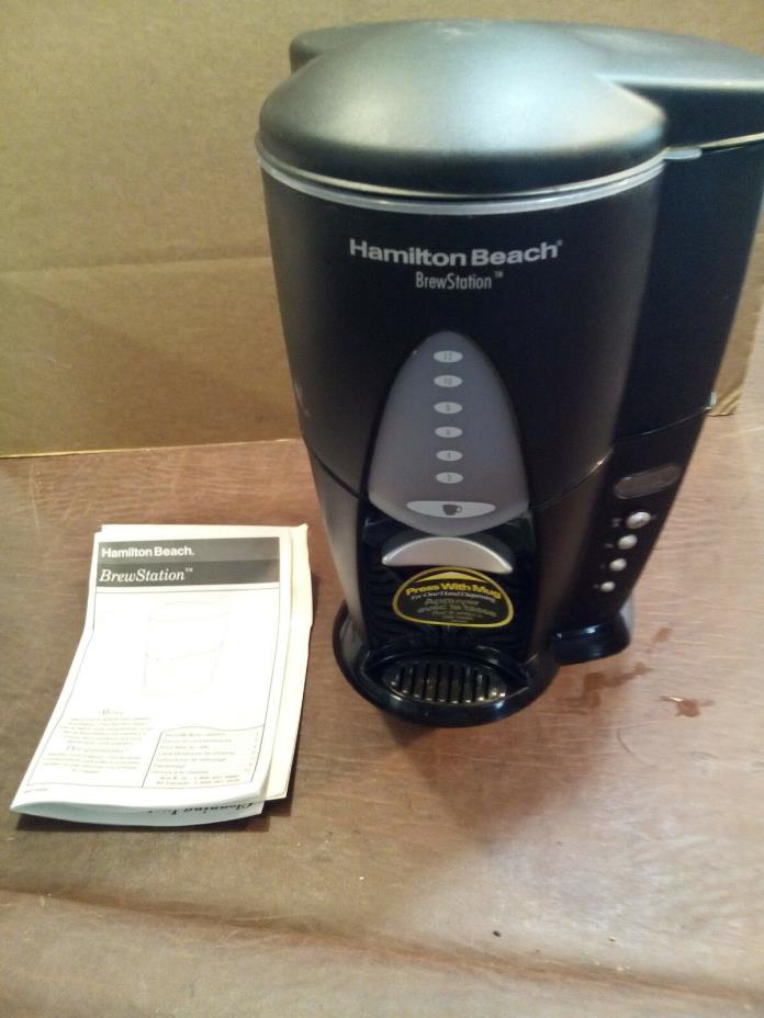HAMILTON BEACH BREW STATION  12-CUP SINGLE SERVE COFFEE MAKER MODEL# 47224
